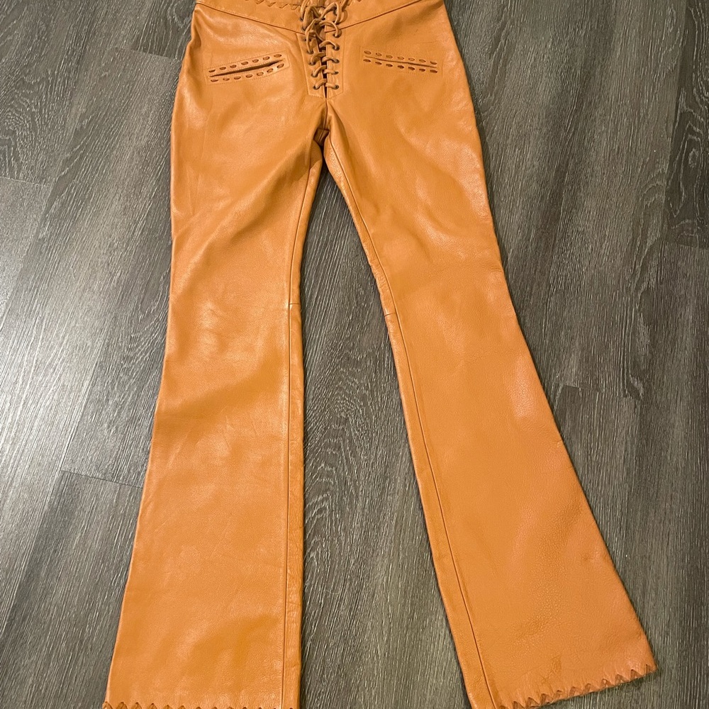 Frankie B Leather Pants Size 2